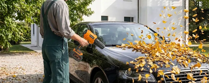 YUQUESEN – Car, deck and light snow
